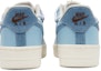 Shop 【客製化球鞋】Nike Air Force 1 Low 莓刻 海鹽小香風 清新 小眾 百搭 解構 低筒 板鞋 女款 米藍