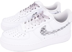 (W) 【カスタムシューズ】(女性用) ナイキ エアフォース 1 ロー '青海波' DD8959-100(TeamNine-女款青海波纹) Lookbook (W) 【カスタムシューズ】(女性用) ナイキ エアフォース 1 ロー '青海波' DD8959-100(TeamNine-女款青海波纹)