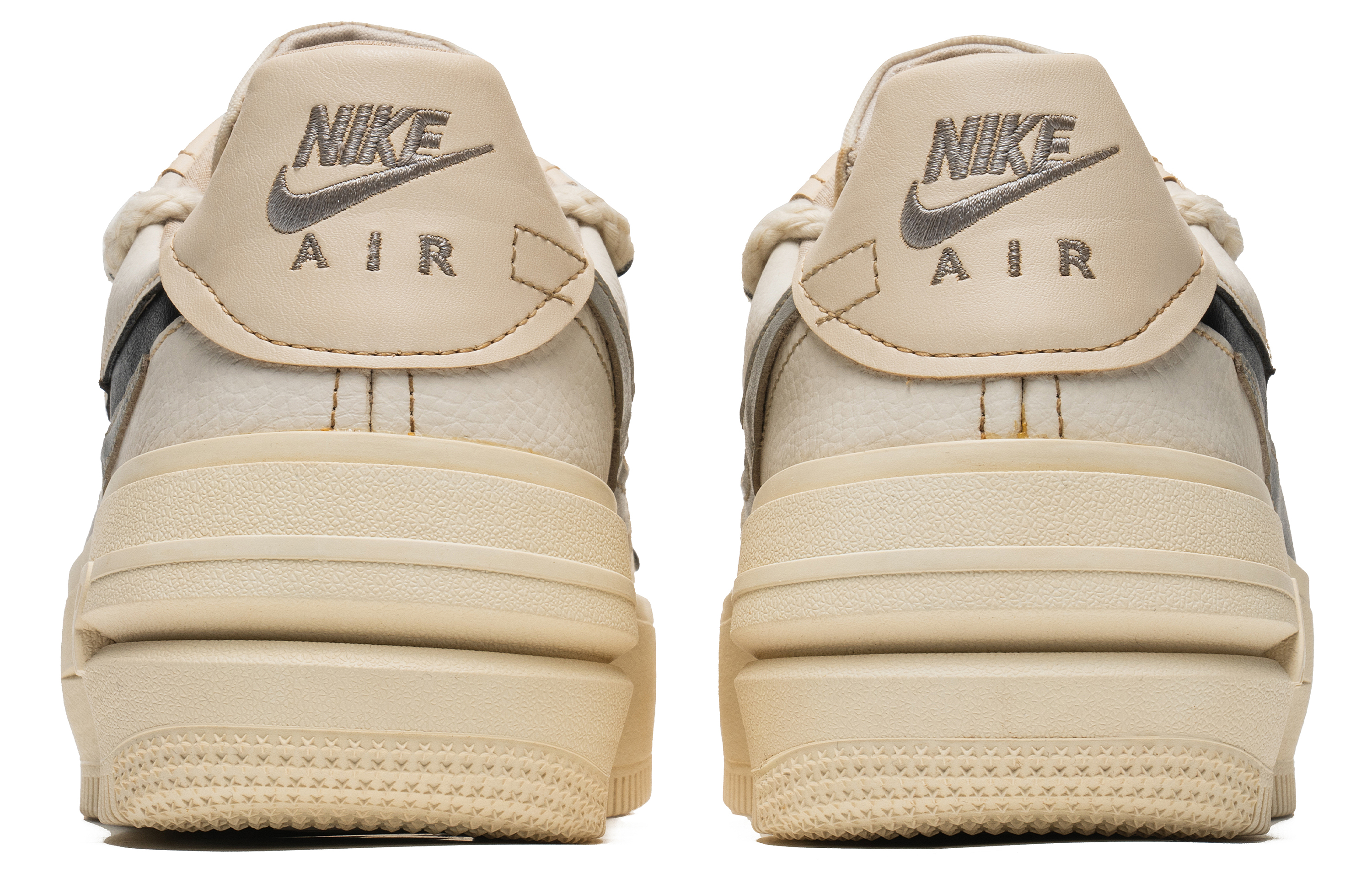 Shop 【訂製球鞋】Nike Air Force 1 Low 空軍一號 野鶴製造 銀色山泉 咖啡染 舒適百搭 低筒 板鞋 女款 米白黑