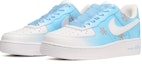 Shop 【客製化球鞋】 Nike Air Force 1 Low 空軍一號 銀色雪花 冬日戀人 低筒 板鞋 女款 藍白