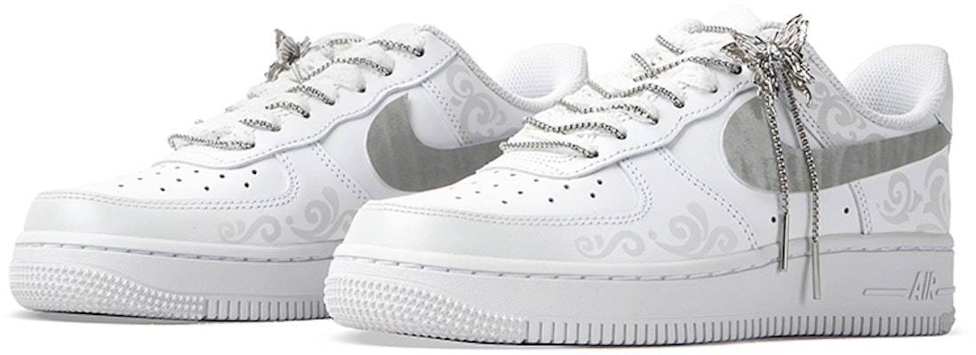 (W) 나이키 에어포스 1 로우 '실버윙 발레 나비' (커스텀) DD8959-100(Team拾柒-女款低帮银翼之恋板鞋) Purchase (W) 나이키 에어포스 1 로우 '실버윙 발레 나비' (커스텀) DD8959-100(Team拾柒-女款低帮银翼之恋板鞋)