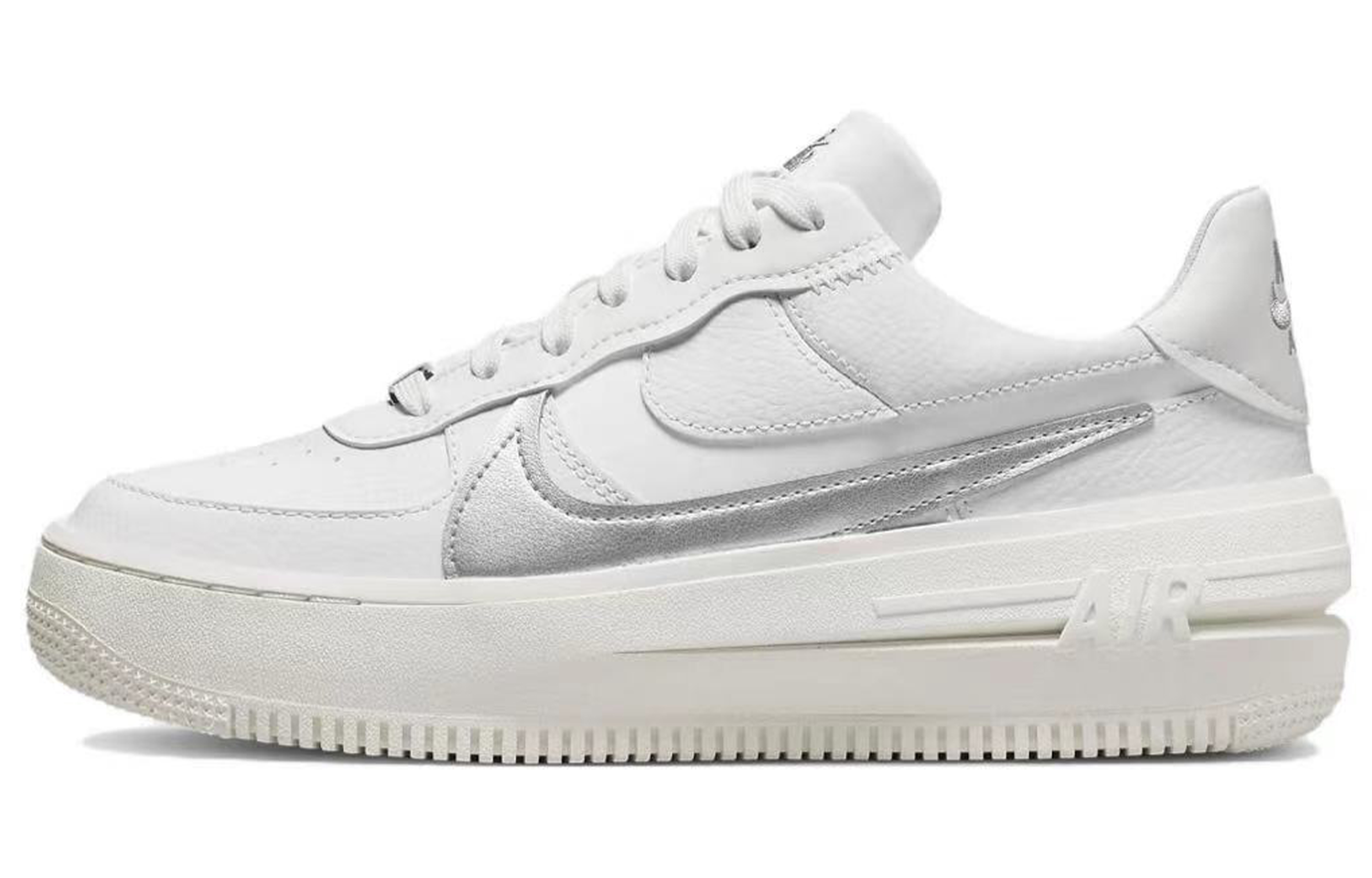 Details for 【訂製球鞋】Nike Air Force 1 Low 空軍一號 野鶴製造 銀色山泉 咖啡染 舒適百搭 低筒 板鞋 女款 米白黑