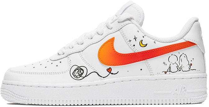 custom-shoes-women-nike-air-force-1-low-simple-sketch-sunset