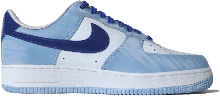 (W) 【カスタムシューズ】(女性用)ナイキ エアフォース1 ロー 'スモッグブルーグラデーション - クラインブルーシルク' DD8959-100(team25-蓝手绘) Order (W) 【カスタムシューズ】(女性用)ナイキ エアフォース1 ロー 'スモッグブルーグラデーション - クラインブルーシルク' DD8959-100(team25-蓝手绘)