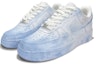 Lookbook 【定制球鞋】Nike Air Force 1 Low 1' 07 雪花漸變 藍色戀人 手繪噴繪 低幫 板鞋 女款 藍白