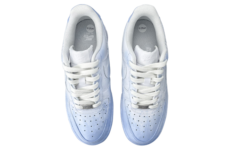 Purchase (W) [Sepatu Kustom] Nike Air Force 1 Low 'Gradasi Salju - Biru Keren' 315115-112(TeamTwo-女款喷绘手绘冬日雪花)