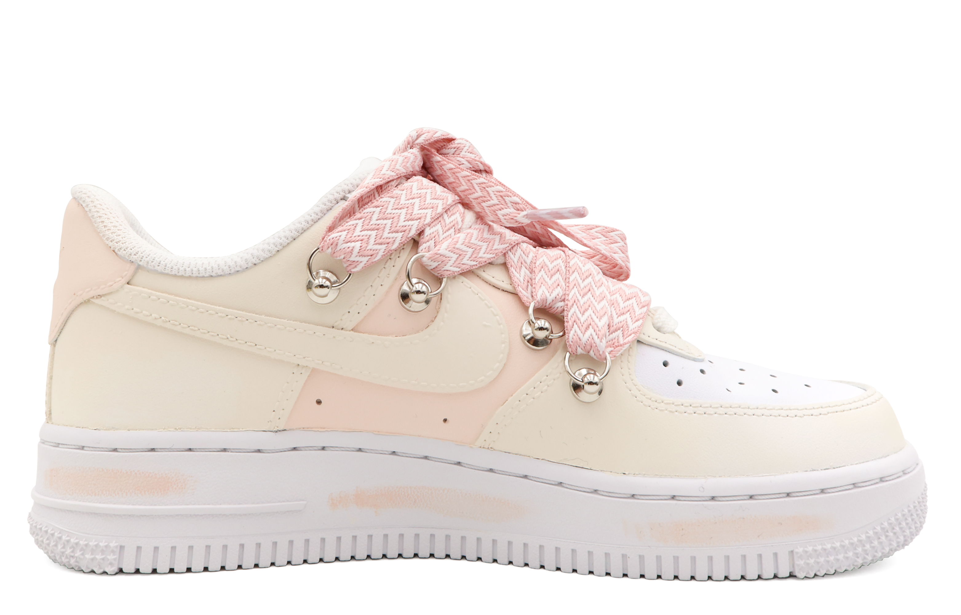 Order (W) 나이키 에어포스 1 로우 '소프트 핑크' (커스텀) DD8959-100(Team53-女款与君好S-BOX)