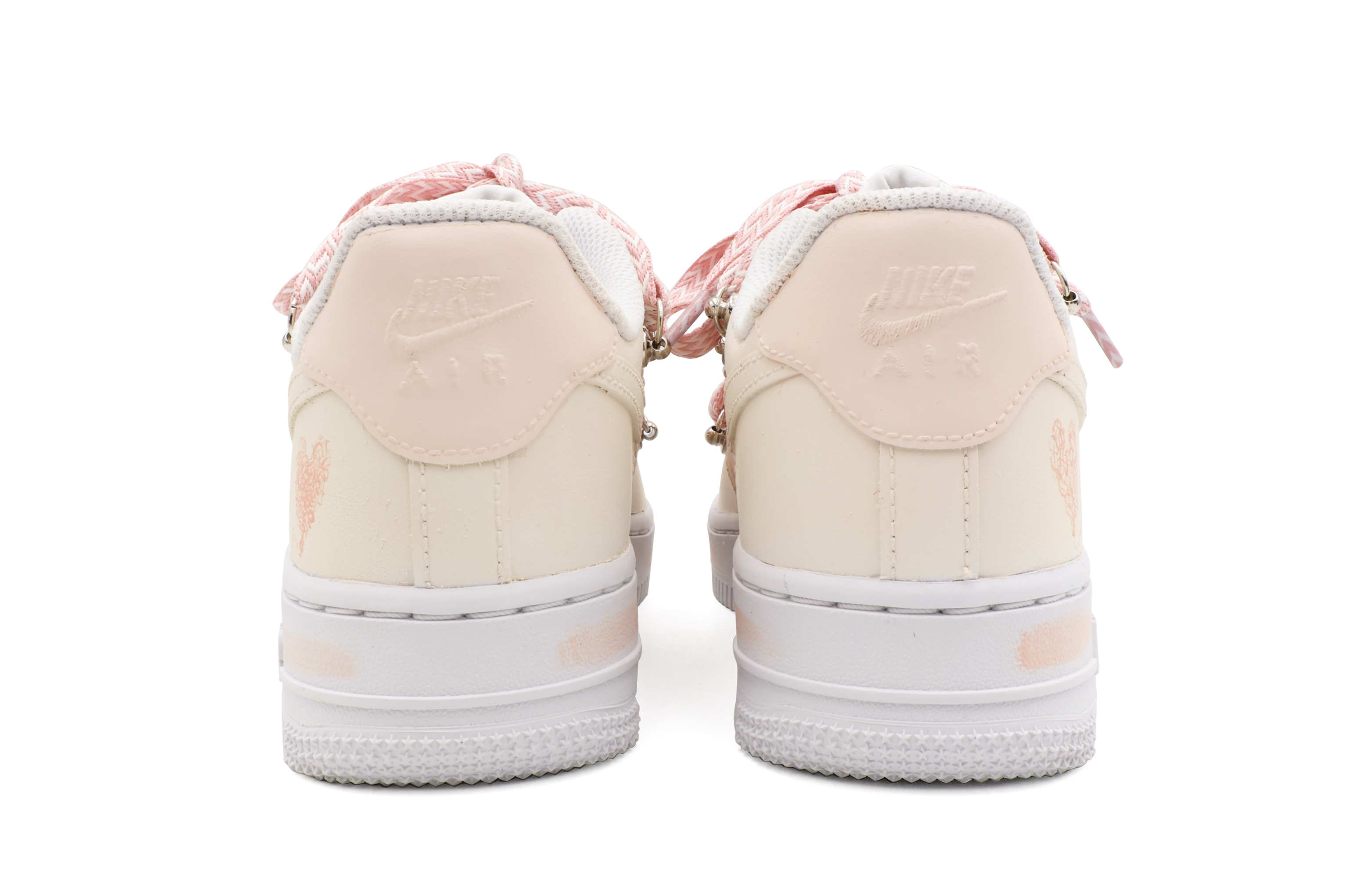 Shop (W) 나이키 에어포스 1 로우 '소프트 핑크' (커스텀) DD8959-100(Team53-女款与君好S-BOX)