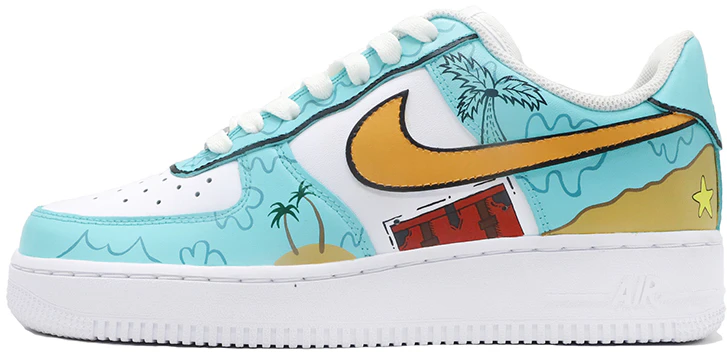 custom-shoes-women-nike-air-force-1-low-south-beach-tiffany-green