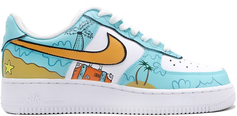 【客製化球鞋】Nike Air Force 1 Low 空軍一號 南海岸 低筒 女款 蒂芙尼綠 Order 【客製化球鞋】Nike Air Force 1 Low 空軍一號 南海岸 低筒 女款 蒂芙尼綠