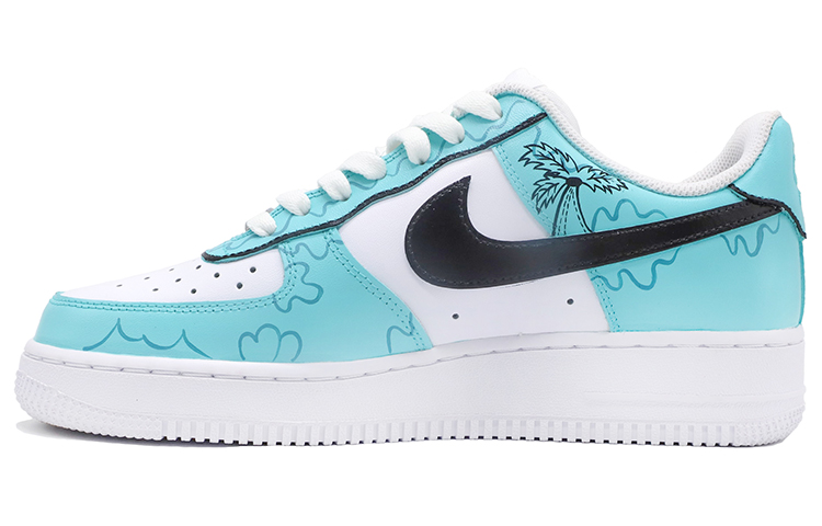 Lookbook 【客製化球鞋】Nike Air Force 1 Low 空軍一號 南海岸 低筒 女款 蒂芙尼綠