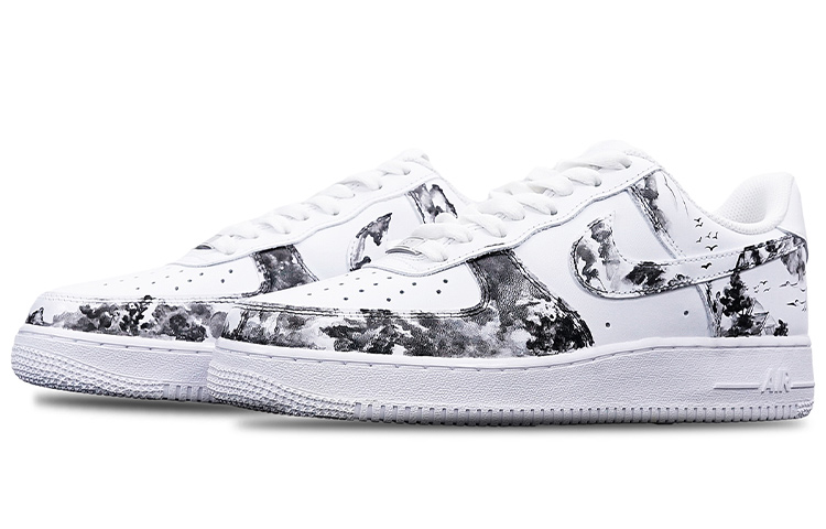 [Custom Shoes] (W) Nike Air Force 1 Low 'Splatter Crane' 圖 3