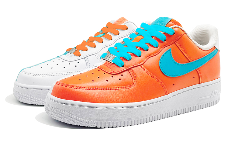 Purchase (W) [定制鞋] Nike 空军 1 低帮 '蓝橙拼接' 315115-112(Team-E女蓝橙分割鸳鸯)