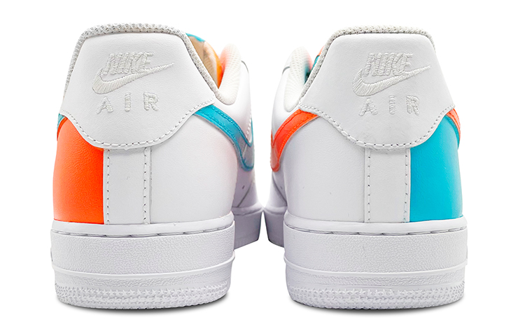 Details for (W) [定制鞋] Nike 空军 1 低帮 '蓝橙拼接' 315115-112(Team-E女蓝橙分割鸳鸯)