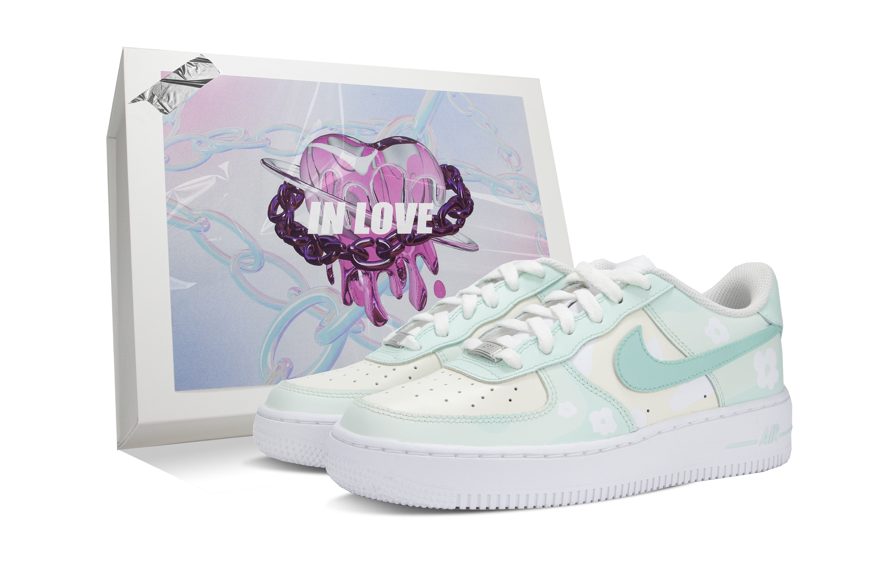[Custom Shoes] (W) Nike Air Force 1 Low 'Spring Flora 520'