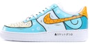 Buy 【定製球鞋】 Nike Air Force 1 Low 空軍一號 動漫定製 傑尼龜 二次元 寶可夢 立體尾巴 潮流 休閒 耐磨防滑 低筒 板鞋 女款 藍棕