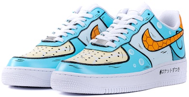 【定製球鞋】 Nike Air Force 1 Low 空軍一號 動漫定製 傑尼龜 二次元 寶可夢 立體尾巴 潮流 休閒 耐磨防滑 低筒 板鞋 女款 藍棕 Lookbook 【定製球鞋】 Nike Air Force 1 Low 空軍一號 動漫定製 傑尼龜 二次元 寶可夢 立體尾巴 潮流 休閒 耐磨防滑 低筒 板鞋 女款 藍棕