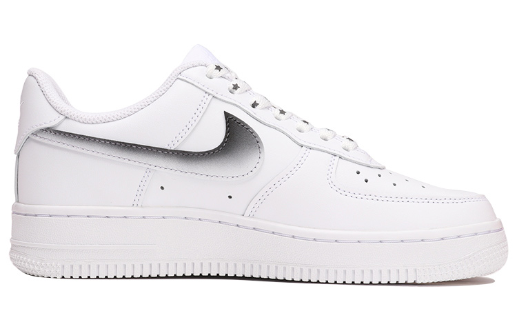 [Custom Shoes] (W) Nike Air Force 1 Low 'Star Gradient Splatter RF Laces White Grey' 圖 2