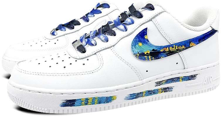 (W) Nike Air Force 1 "Noche Estrellada" Van Gogh DH2920-111(Team叁-女款星夜蓝紫) Lookbook (W) Nike Air Force 1 "Noche Estrellada" Van Gogh DH2920-111(Team叁-女款星夜蓝紫)