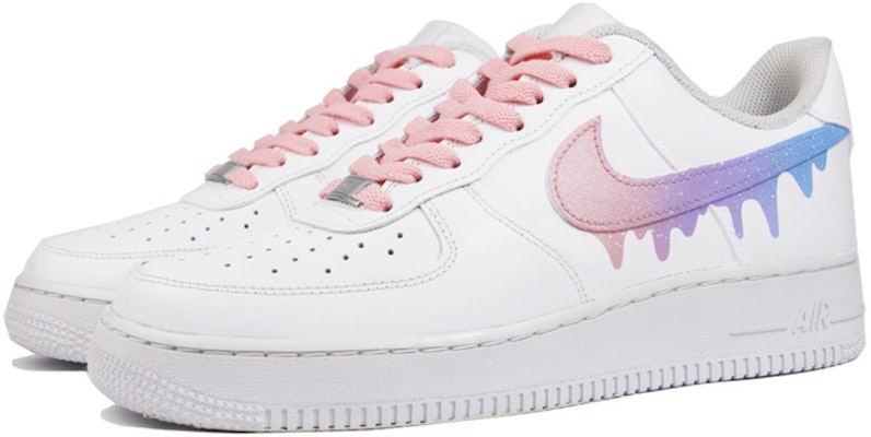 (W) 나이키 에어포스 1 로우 '별빛 핑크 블루' (커스텀) DD8959-100(TeamJ-七夕定制冰淇淋女款) Lookbook (W) 나이키 에어포스 1 로우 '별빛 핑크 블루' (커스텀) DD8959-100(TeamJ-七夕定制冰淇淋女款)
