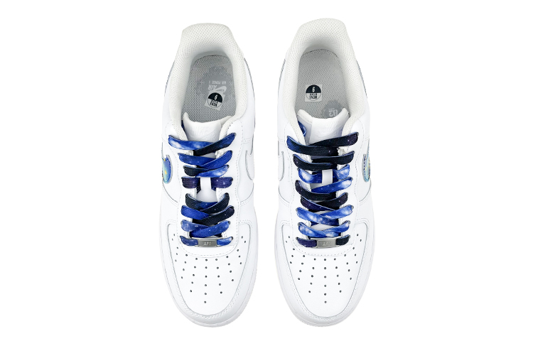 Shop (W) [Kasut Custom] Nike Air Force 1 Rendah 'Starry Night Over the Rhone - Van Gogh' DH2920-111(Team叁-女款星夜蓝紫)