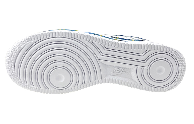 Details for (W) [Kasut Custom] Nike Air Force 1 Rendah 'Starry Night Over the Rhone - Van Gogh' DH2920-111(Team叁-女款星夜蓝紫)