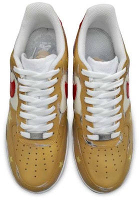 【客製化球鞋】Nike Air Force 1 Low 空軍一號 恒星酒精刮刮樂 紅黃做舊 低筒 板鞋 女款 紅黃 Shop 【客製化球鞋】Nike Air Force 1 Low 空軍一號 恒星酒精刮刮樂 紅黃做舊 低筒 板鞋 女款 紅黃