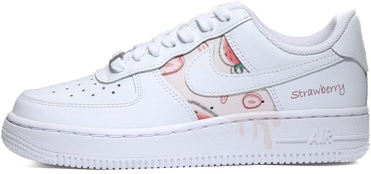 custom-shoes-women-nike-air-force-1-low-strawberry-sweetheart