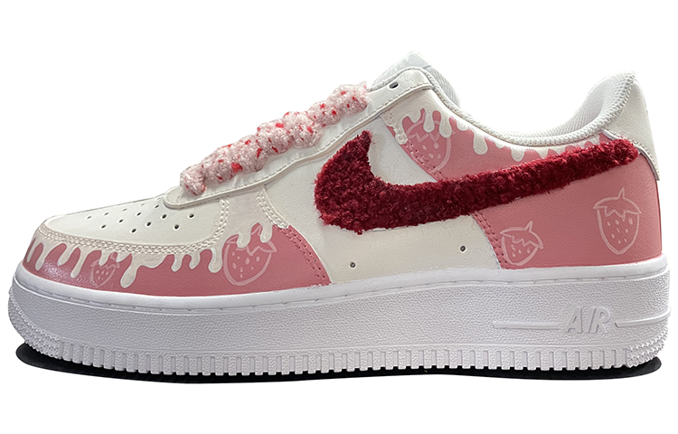 [Custom Shoes] (W) Nike Air Force 1 Low 'Strawberry Milk' 圖 2