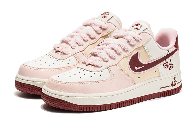Lookbook (W) 나이키 에어포스 1 로우 '딸기벚꽃핑크' FD4616-161(TeamB-樱花女孩S-BOX)