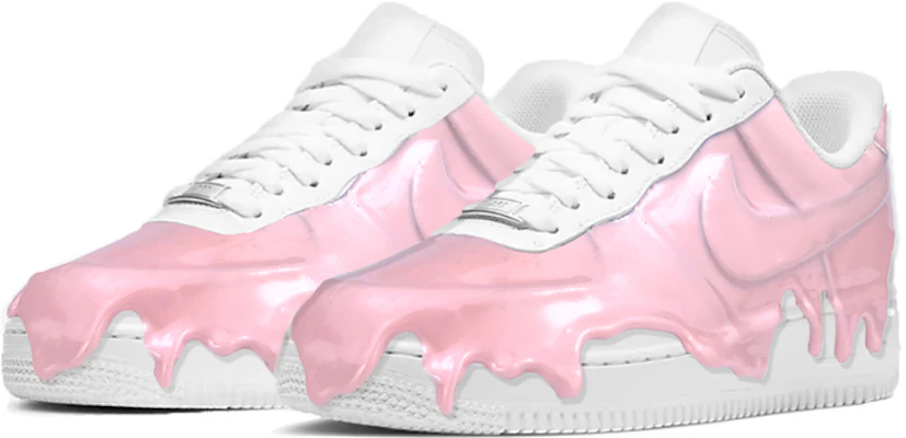 【定製球鞋】Nike Air Force 1 Low 草莓冰淇淋 流體 低幫 板鞋 女款 粉色 Lookbook 【定製球鞋】Nike Air Force 1 Low 草莓冰淇淋 流體 低幫 板鞋 女款 粉色