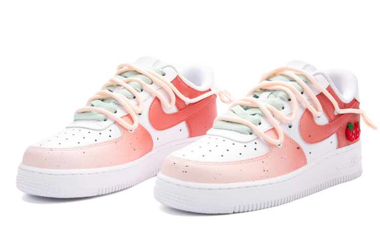 Lookbook (W) 나이키 에어포스 1 로우 '딸기 스무디' (커스텀) DD8959-100(Team18-AF1草莓冰沙）