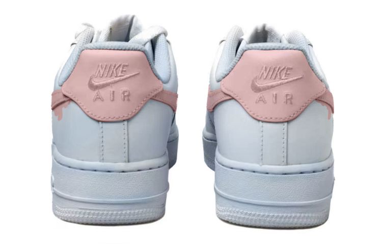 Shop [Custom Shoes] (Women) Nike Air Force 1 Low 'Strawberry Milk Blue-Pink Gradient'