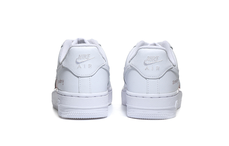 Purchase 【訂製球鞋】 Nike Air Force 1 Low 草莓甜心 甜心可愛 耐磨 低筒 板鞋 女款 白色