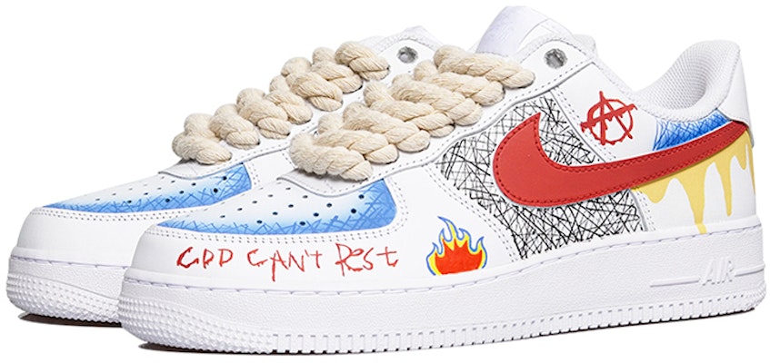 (W) Zapatillas Nike Air Force 1 Low 'Street Graffiti Rojo Amarillo Azul' DD8959-100(TeamP-女款街头涂鸦红黄蓝) Lookbook (W) Zapatillas Nike Air Force 1 Low 'Street Graffiti Rojo Amarillo Azul' DD8959-100(TeamP-女款街头涂鸦红黄蓝)