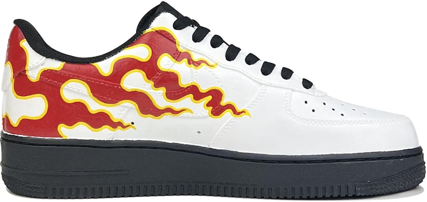 (W) カスタム Nike Air Force 1 Low "サブカル黒白赤" DD8959-001(TeamD-女款炽热火焰) Order (W) カスタム Nike Air Force 1 Low "サブカル黒白赤" DD8959-001(TeamD-女款炽热火焰)