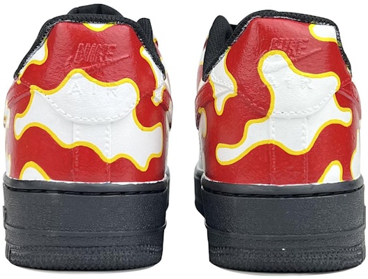 (W) カスタム Nike Air Force 1 Low "サブカル黒白赤" DD8959-001(TeamD-女款炽热火焰) Shop (W) カスタム Nike Air Force 1 Low "サブカル黒白赤" DD8959-001(TeamD-女款炽热火焰)