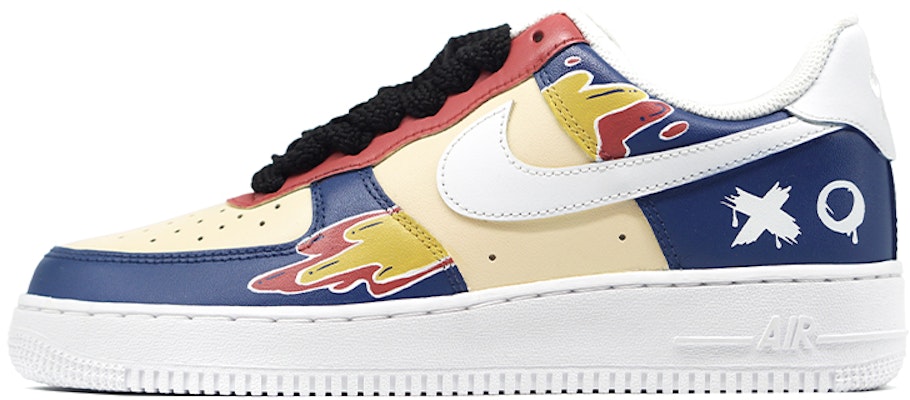 (W) Nike Air Force 1 Low サマービーチカスタム 315115-112(TeamR-女款拼色溅水蓝黄红) Buy (W) Nike Air Force 1 Low サマービーチカスタム 315115-112(TeamR-女款拼色溅水蓝黄红)