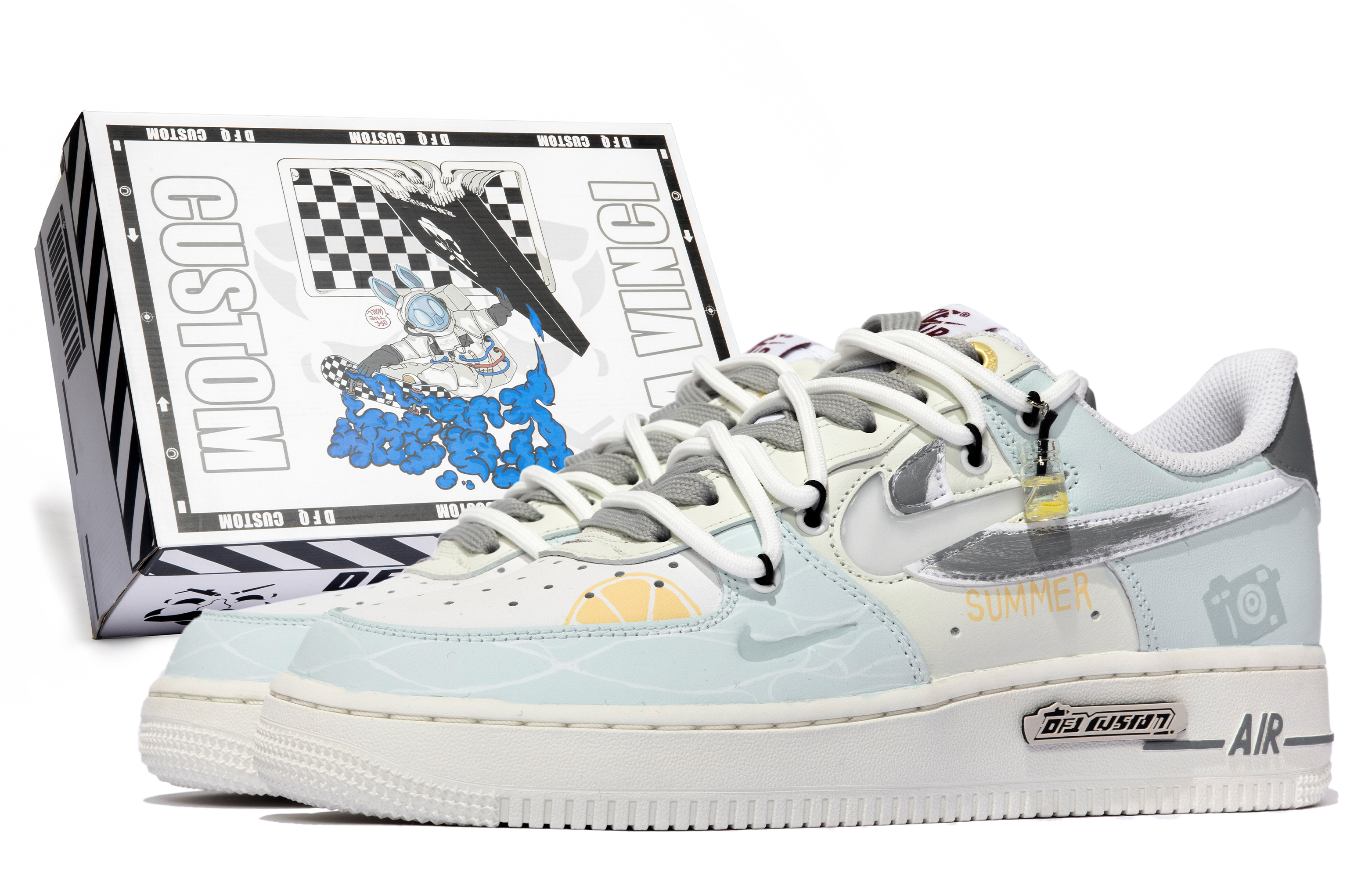 Buy (W) 나이키 에어포스 1 로우 '여름 레모네이드' (Nike AF1 로우 '여름 레몬' for shorter) DZ5616-100(TeamM-女款夏日序曲S-BOX)