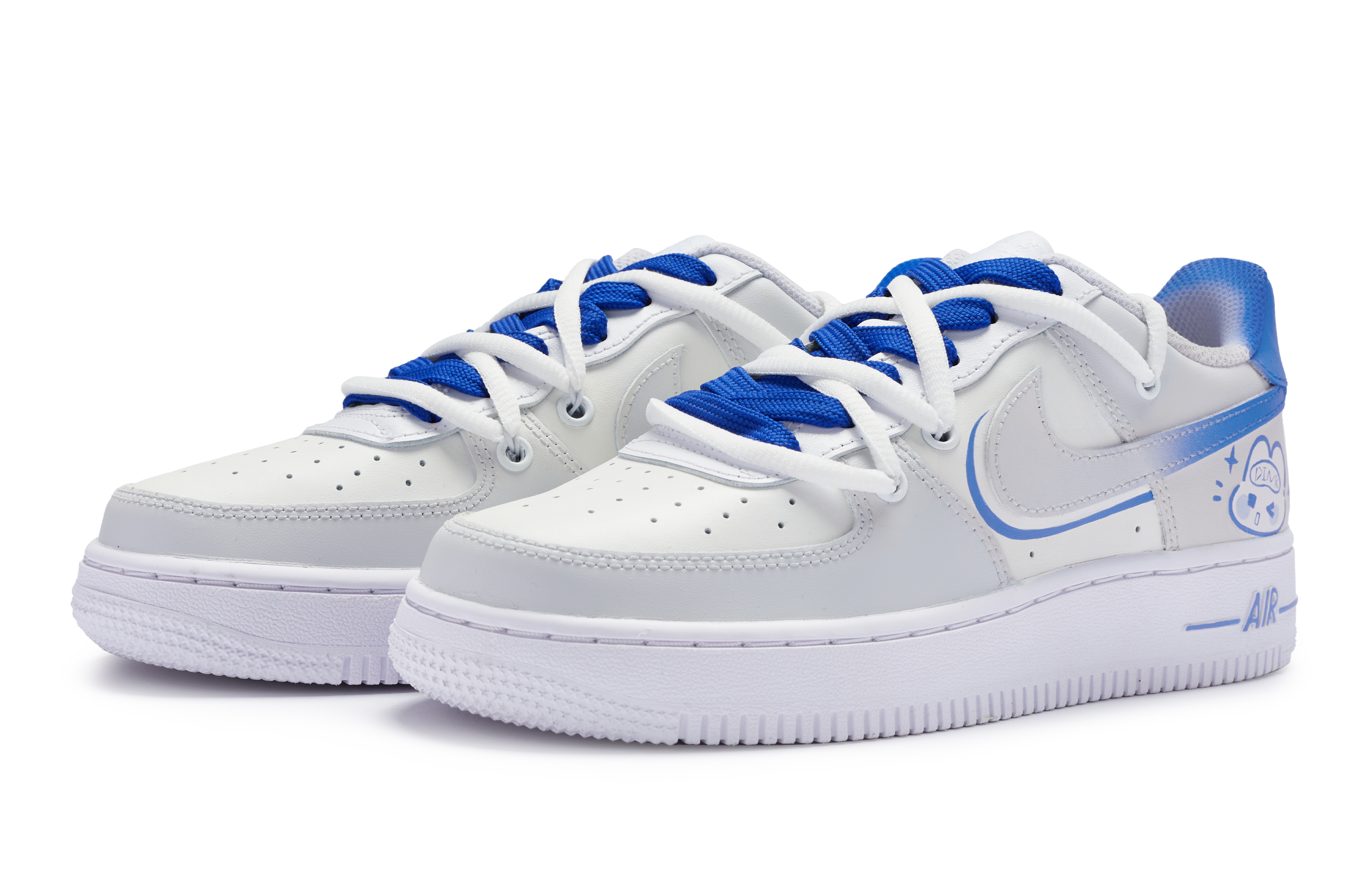 Lookbook (W) [定制鞋] 耐克空军一号低帮‘夏日奶兔鞋店’ DH2920-111(Team80-女款兔牌牛奶铺蓝白)