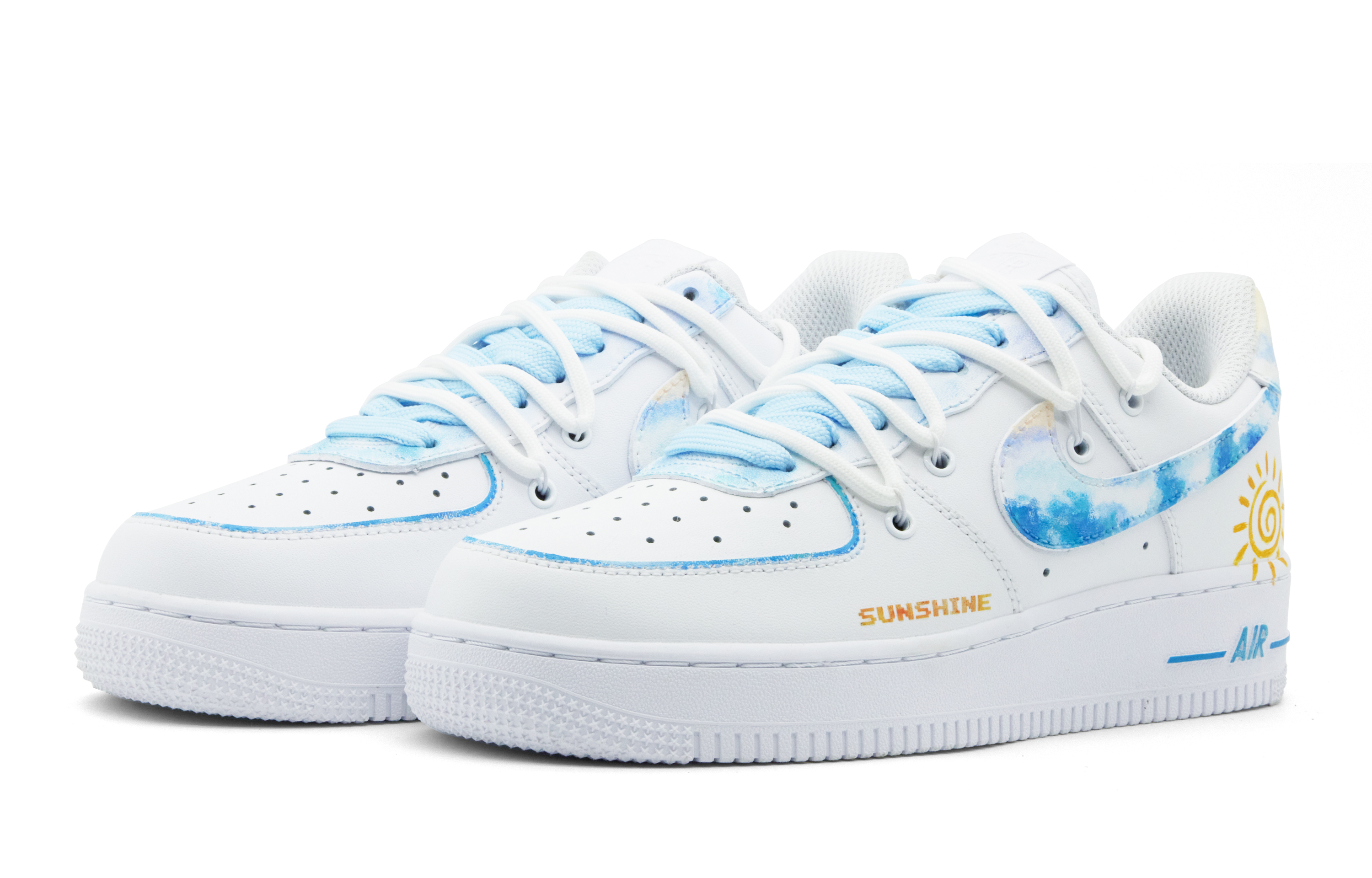 Lookbook [Custom Shoes] (Women) Nike Air Force 1 Low 'Summer Beach Ice Cream'
