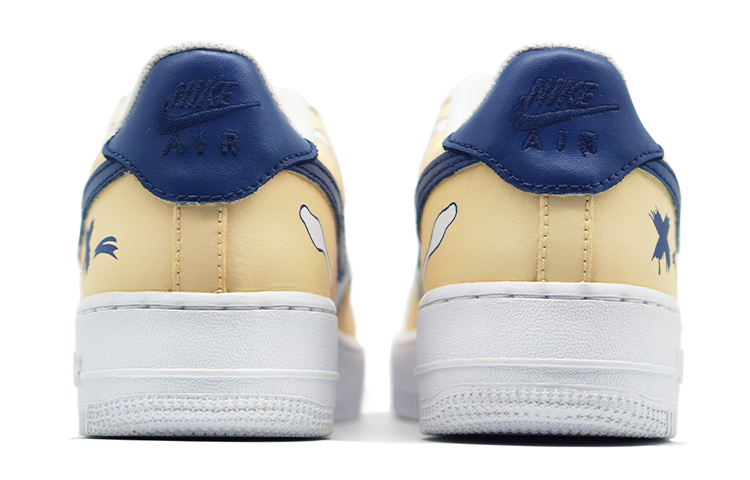 Shop (W) ナイキAF1 ロー "夏ビーチ" 手描きカスタム
(Nike AF1 Rō "Natsu Bīchi" Tegaki Kasutamu) 315115-112(TeamR-女款低饱和拼色溅水)