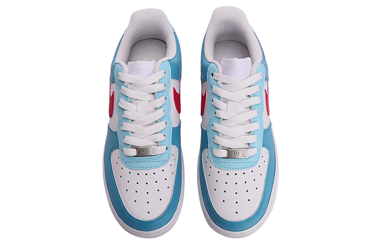 [Custom Shoes] (W) Nike Air Force 1 Low 'Summer Pixel Blue-White' 圖 4