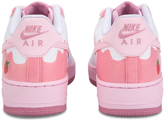 【客製球鞋】 Nike Air Force 1 Low 空軍一號 夏天主題 草莓奶昔 板鞋 女款 粉白 Purchase 【客製球鞋】 Nike Air Force 1 Low 空軍一號 夏天主題 草莓奶昔 板鞋 女款 粉白