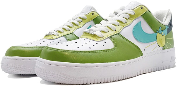 (W) ナイキ AF1 ロー "サンライズウェーブ - グラデ緑" DD8959-100(TeamD-女款日出海浪手绘彩绘) Lookbook (W) ナイキ AF1 ロー "サンライズウェーブ - グラデ緑" DD8959-100(TeamD-女款日出海浪手绘彩绘)