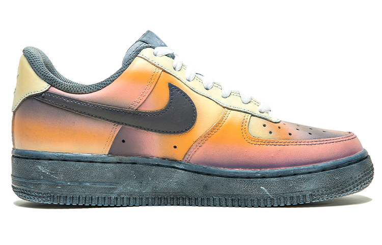 Order (W) [定制鞋] 耐克Air Force 1低帮 '夕阳印象' DD8959-100(TeamB-女款日落黑橙)
