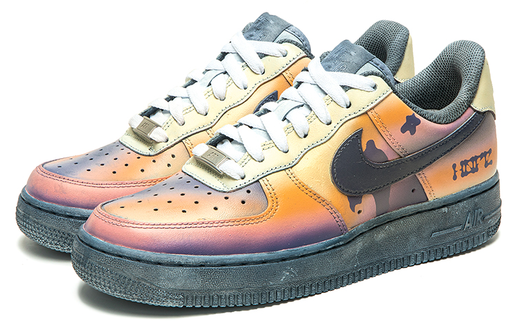 Lookbook (W) [定制鞋] 耐克Air Force 1低帮 '夕阳印象' DD8959-100(TeamB-女款日落黑橙)