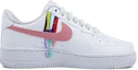Order 【定制球鞋】Nike Air Force 1 Low Triple White 空軍一號 彩色 緞帶 陽光女孩 低筒 板鞋 女款 粉