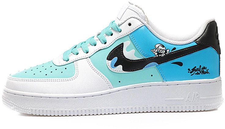 custom-shoes-women-nike-air-force-1-low-surfer-boy-blue-wave