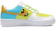 Order 【定製球鞋】 Nike Air Force 1 低筒純白 空軍一號 衝浪少年 夏日海浪 水滴 情侶 休閒低幫 板鞋 女款 綠藍